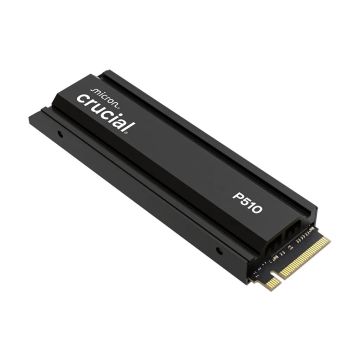 Micron Crucial CT2000P510SSD5 P510 2TB PCIe Gen5 NVMe 2280 M.2 SSD with heatsink (CT2000P510SSD5) thumbnail