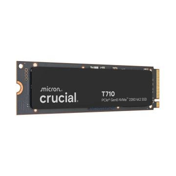 Micron M.2 Crucial T710 2TB PCIe Gen5 NVMe M.2 2280 SSD (CT2000T710SSD8) thumbnail