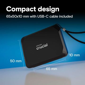 Micron SSD    4TB Crucial Portable X9 extern retail (CT4000X9SSD9) thumbnail