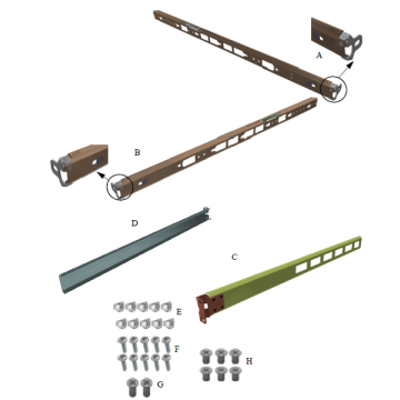 NVIDIA Telescopic rack installation kit for200G (930-9BRKT-00JJ-000) thumbnail