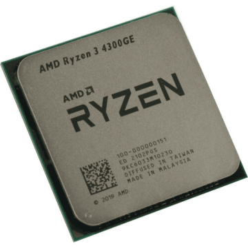 AMD Ryzen 3 4300GE processor 3.5 GHz 4 MB L3 Tray (100-000000151) thumbnail