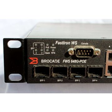 BROCADE Brocade Foundry FastIron 648G-POE - 44 x 10/100/1000 Mbps ports plus (FWS648G-POE) thumbnail