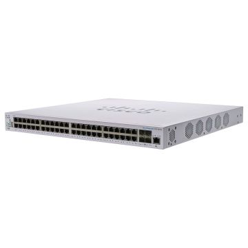 Cisco 48 10/100/1000 ports 4 Gigabit SFP Rack-mountable (CBS350-48T-4G-NA) thumbnail