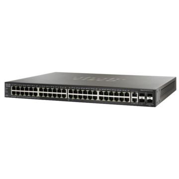 Cisco 48-Port Gig POE with 4-Port 10-Gig Stackable Managed Switch (SG500X-48P-K9-G5) thumbnail