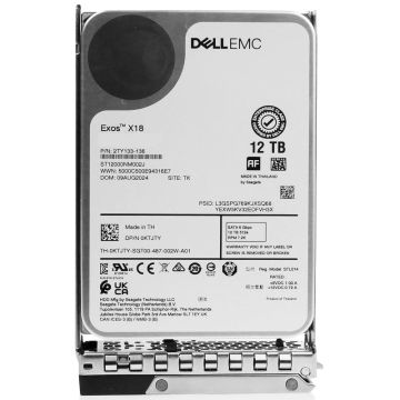 Dell 12TB 7.2K SATA HDD (KTJTY-RFB) thumbnail