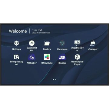 Viewsonic CDE7530 beeldkrant 190,5 cm (75") Wifi 450 cd/m² 4K Ultra HD Zwart Type processor Android 11 (CDE7530) thumbnail