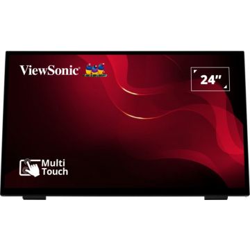 Viewsonic TD2465 beeldkrant Interactief flatscreen 61 cm (24") LED 250 cd/m² Full HD Zwart Touchscreen (TD2465) thumbnail