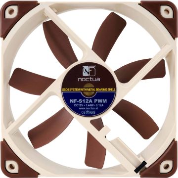 NOCTUA Lüfter 120*120*25 NF-S12A PWM (NF-S12A PWM) thumbnail
