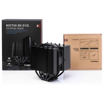 Noctua NH-D12L chromax.black CPU Coole (NH-D12L CH.BK) thumbnail