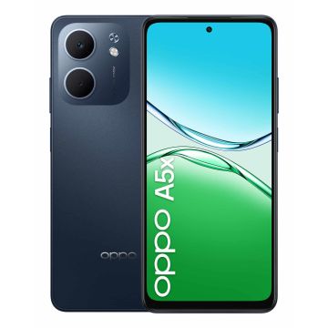 OPPO A5x 16,9 cm (6.67") Dual SIM Android 15 4G USB Type-C 4 GB 128 GB 6000 mAh Zwart (CPH2725BE) thumbnail