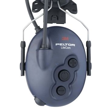 3M PELTOR LiteCom Binaural Nackenband Schwarz - Blau - Weiß Headset (XH001680442) (XH001680442) thumbnail