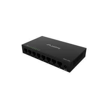 Lanberg 8x 1GB/s Gigabit Ethernet Cesktop 12V Unmanaged Switch Metal Housing (DSM1-1008) thumbnail