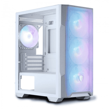 MSI MAG forGE M100R WHITE MATX Case with Window, without Power Supply (306-7G20W21-HH9) thumbnail
