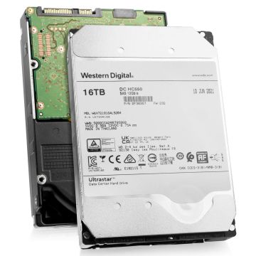 Western Digital Ultrastar DC HC550 WUH721816AL5204 0F38357 16TB 7.2K RPM SAS 12Gb/s 512e 3.5in Hard Drive (WUH721816AL5204) thumbnail