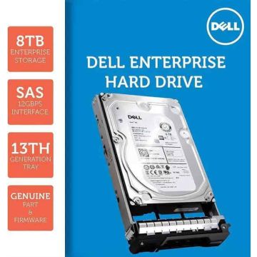 Dell G13 400-AMPT 8TB 7.2K RPM SAS 12Gb/s 512e 3.5 NearLine Hard Drive (400AMPG-400AMPT) thumbnail