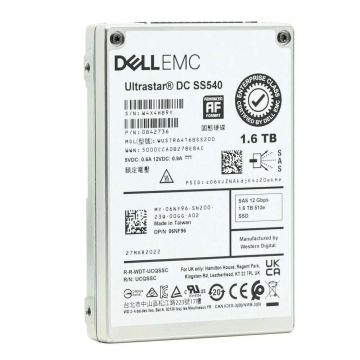 Dell Ultrastar DC SS540 6NF96 WUSTR6416BSS200 1.6TB SAS 12Gb/s 3DWPD Mixed Use 2.5in Solid State Drive (6NF96_NOTRAY) thumbnail