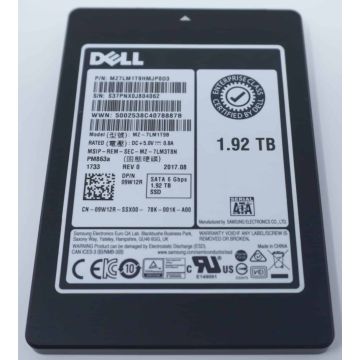 Dell G13 0K5P0T 1.92TB SATA 6Gb/s 2.5 Solid State Drive (9W12R) thumbnail