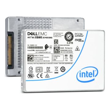 Dell G14 SSDPE2KE032T8TB 014NHK 3.2TB PCIe Gen 3.1 X4 4GB/s 3D TLC 3DWPD U.2 NVMe 2.5in Solid State Drive (SSDPE2KE032T8TB) thumbnail
