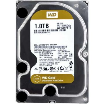 Western Digital WD Gold 3,5 HDD 1,0TB 7200RPM 128MB SATA 6Gb/s (WD1005FBYZ) thumbnail
