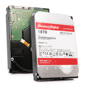 Western Digital WD Red Pro NAS Hard Drive WD181KFGX - (WD181KFGX) thumbnail