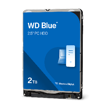 Western Digital HARD DRIVE 2TB BLUE 9.5MM 2.5IN SATA (WD20SPZX) thumbnail