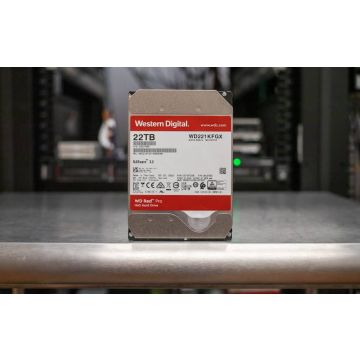 Western Digital 22TB WD WD221KFGX Red Pro NAS 7200RPM 512MB (WD221KFGX) thumbnail