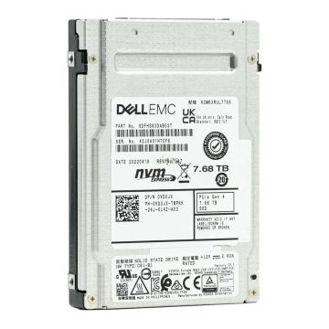 Dell CM6 VD0JX KCM6XRUL7T68 7.68TB PCIe Gen 4.0 x4 8GB/s U.2 NVMe 1DWPD Read Intensive 2.5in Solid State Drive (VD0JX_NOTRAY) thumbnail