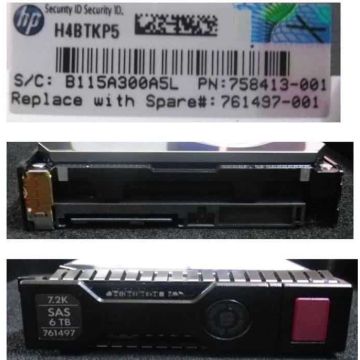 HP Gen8 761477-B21 6TB 7.2K RPM SAS 6Gb/s 3.5 Hard Drive (761477B21-761477B21) thumbnail
