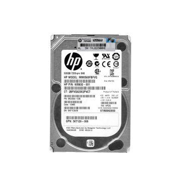 HP Gen8 MM0500FBFVQ 500GB 7.2K RPM SAS 6Gb/s 2.5 Hard Drive (MM0500FBFVQ) thumbnail
