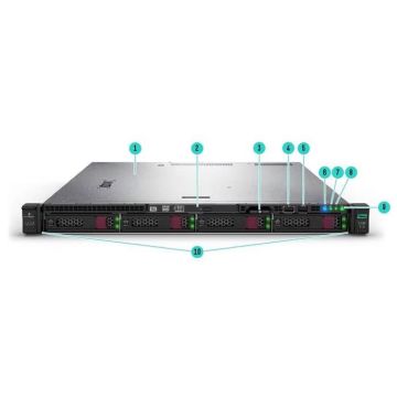 HPE P16696-B21 ProLiant DL325 Gen10 1U Barebones Server 16x DDR4 DIMM 8x 2.5 Bay 1x800W Refurbished (P16696-B21-NOCPU-REF) thumbnail