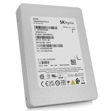 HP Generation 8 VO001920KXPTN P55173-002 1.92TB 1 DWPD PCIe Gen 4.0 x4 8GB/s 4D V6 TLC U.3 NVMe 2.5in Solid State Drive (P55173) thumbnail