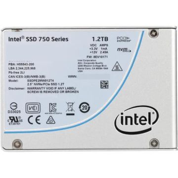 Intel 750 SSDPE2MW012T4M2 1.2TB PCIe Gen 3.0 x4 4GB/s 2.5 Solid State Drive (SSDPE2MW012T4M2) thumbnail