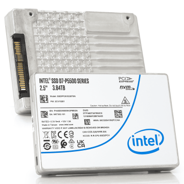 Intel P5500 SSDPF2KX038T9N1 M67237-101 3.84TB PCIe Gen 4.0 x4 8GB/s 3D TLC 1DWPD U.2 NVMe 2.5in Solid State Drive (SSDPF2KX038T9N1) thumbnail