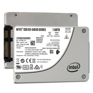 Intel D3-S4610 SSDSC2KG076T801 7.68TB SATA 6Gb/s 3D TLC 3DWPD 2.5in Solid State Drive (SSDSC2KG076T801) thumbnail