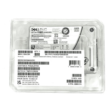 Intel S4620 SSDSC2KG960GZR 08MHYH 960GB SATA 6Gb/s 3D TLC 3DWPD 2.5in Solid State Drive (SSDSC2KG960GZR) thumbnail