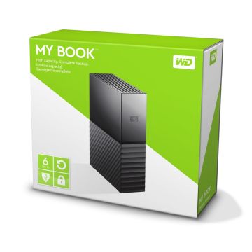 Western Digital WDBBGB0060HBK-EESN MY BOOK External HDD, 6TB, 3.5, USB3.0 5Gbps, 5400 RPM, Black (WDBBGB0060HBK-EESN) thumbnail