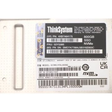 Kioxia CM6 KCM61VUL800G 800GB PCIe Gen 4.0 x4 8GB/s 2.5 Mixed Use Solid State Drive (KCM61VUL800G) thumbnail