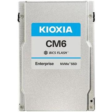 Kioxia CM6-R KCM6XRUL3T84 3.84TB 1 DWPD PCIe Gen 4.0 x4 8GB/s 3D TLC U.3 NVMe 2.5in SSD (KCM6XRUL3T84) thumbnail