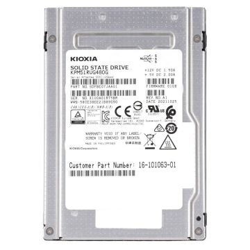 Kioxia PM5 KPM51RUG480G 480GB SAS 12Gb/s 2.5 Read Intensive Solid State Drive (KPM51RUG480G) thumbnail