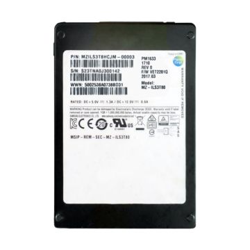 Lenovo PM1633a MZILS3T8HMLH 00YK323 3.84TB SAS 12Gb/s 2.5in Solid State Drive (MZILS3T8HMLH) thumbnail
