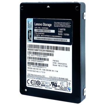 Lenovo PM1643 MZILT7T6HMLA 01KP062 7.68TB SAS 12Gb/s 2.5in Solid State Drive (MZILT7T6HMLA) thumbnail