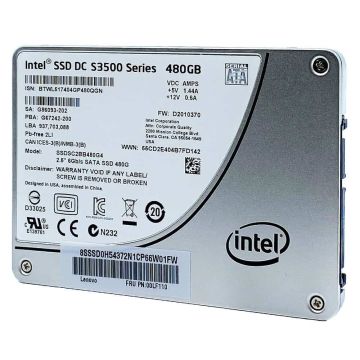 Lenovo DC S3500 SSDSC2BB480G4 00LF110 480GB SATA 6Gb/s MLC 2.5in Solid State Drive (SSDSC2BB480G4) thumbnail