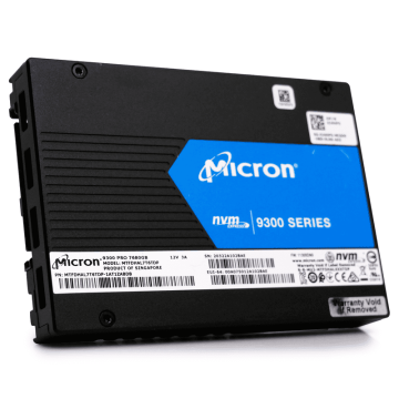 Micron 9300 Series MTFDHAL7T6TDP 0J4HP5 7.68TB 1 DWPD PCIe Gen 3.0 x4 4GB/s 3D TLC U.2 NVMe 2.5in Enterprise Solid State Drive (MTFDHAL7T6TDP) thumbnail