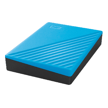 Western Digital WDBPKJ0040BBL-WESN My Passport External HDD, 4TB, USB 3.2 Gen 1, Blue (WDBPKJ0040BBL-WESN) thumbnail