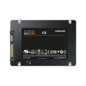 Samsung 860 EVO MZ7LH4T0HMLT 4TB SATA 6Gb/s 2.5 Solid State Drive (MZ7LH4T0HMLT-MZ7LH4T0HMLT) thumbnail