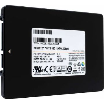 Samsung PM883 MZ-7LH7T60 7.68TB SATA 6Gb/s 2.5 Solid State Drive (MZ7LH7T6HMLA-MZ7LH7T60) thumbnail