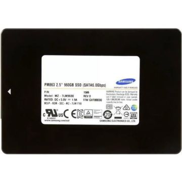 Samsung PM863 MZ-7LM9600 960GB SATA 6Gb/s 2.5 Solid State Drive (MZ7LM960HCHP-MZ7LM9600) thumbnail