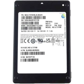 Samsung PM1633a MZILS3T8B 3.84TB SAS 12Gb/s TLC 2.5in Solid State Drive (MZILS3T8B) thumbnail