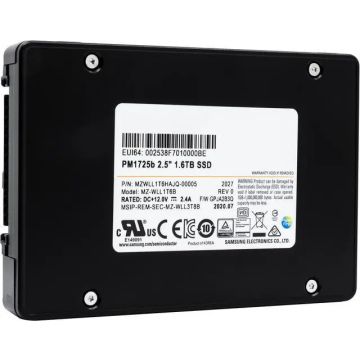 Samsung PM1725b MZWLL1T6HAJQ MZ-WLL1T6B 1.6TB PCIe Gen 3.0 x4 4GB/s 2.5 Dual Port Solid State Drive (MZWLL1T6HAJQ-MZWLL1T6B) thumbnail