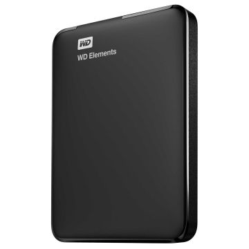 Western Digital WD Elements Portable 2.5 Inch externe HDD 1TB, Zwart (WDBUZG0010BBK-WESN) thumbnail